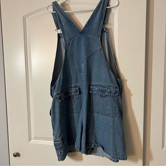 The Disney Store Vintage Mickey Mouse Light Blue Overalls - Picture 5 of 5